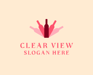 Transparent - Wine Bottle Liquor logo design