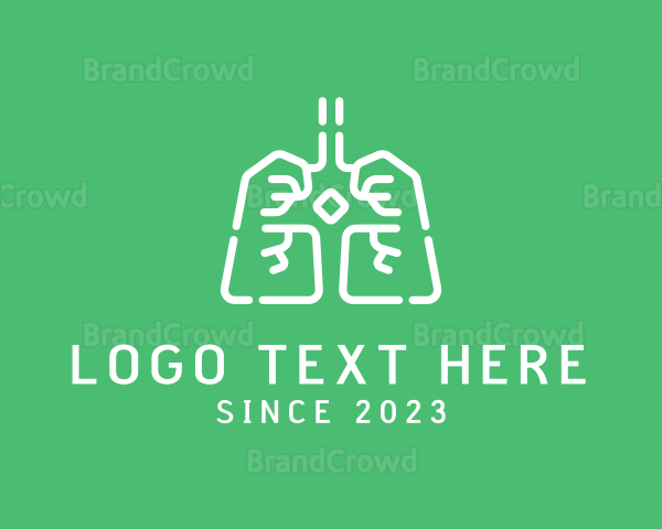 Medical Respiratory Lungs Logo