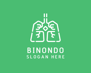 Medical Respiratory Lungs Logo