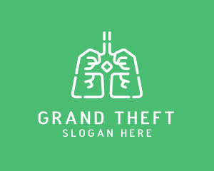 Medical Respiratory Lungs Logo