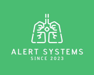 Medical Respiratory Lungs logo design