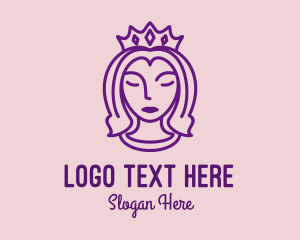 Queen - Beauty Queen Pageant logo design