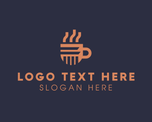 Greek Column - Law Coffee Mug logo design