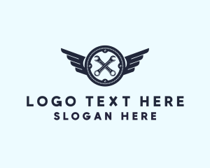 Wings - Mechanic Tool Repair logo design