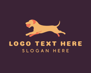 Canine - Pet Puppy Dog Fetch logo design