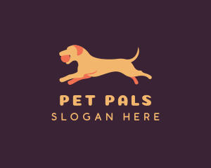 Pet Puppy Dog Fetch logo design