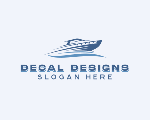 Yacht Cruise Ship Logo