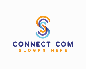 Telecommunication - Telecommunication Tech Company Letter S logo design