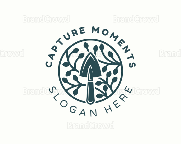 Trowel Leaf Gardening Logo