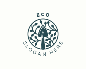 Trowel Leaf Gardening Logo