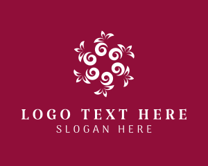 Floral Pattern Decoration Logo