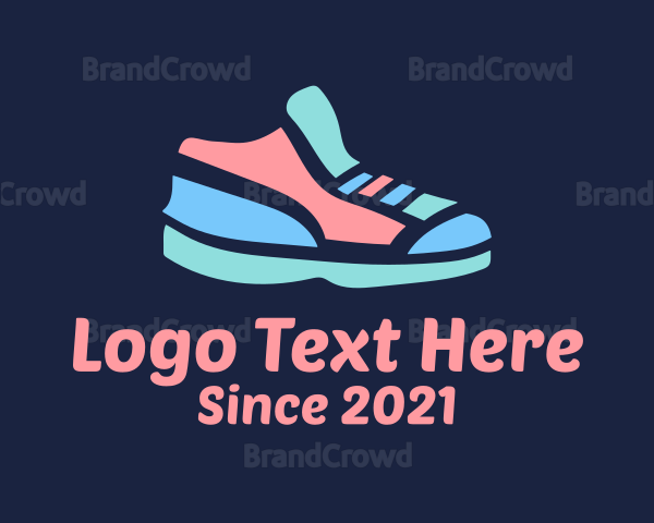 Colorful Rubber Shoes Logo