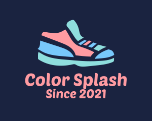 Colorful Rubber Shoes logo design