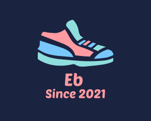 Basketball Shoe - Colorful Rubber Shoes logo design