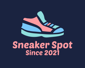 Kicks - Colorful Rubber Shoes logo design