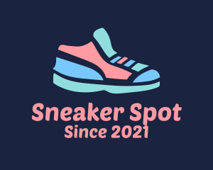 Colorful Rubber Shoes logo design