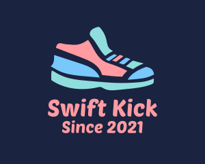 Colorful Rubber Shoes logo design