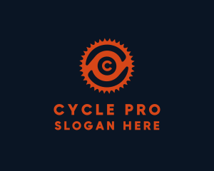 Cycling - Bicycle Cycling Gear logo design