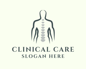 Chiropractor Spine Treatment logo design