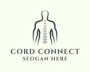 Chiropractor Spine Treatment logo design