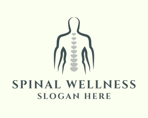 Chiropractor Spine Treatment logo design