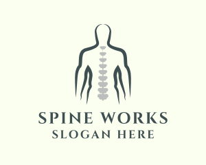 Spine - Chiropractor Spine Treatment logo design