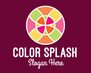 Colorful Decorative Mosaic logo design