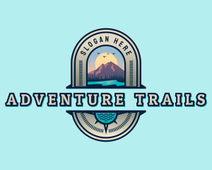 Mountain Lake Adventure logo design