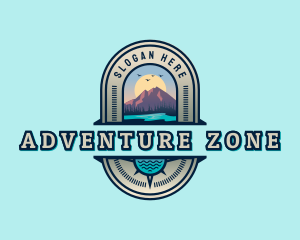 Mountain Lake Adventure logo design