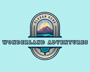 Mountain Lake Adventure logo design