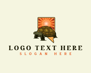 Map - Nevada Wildlife Tortoise logo design