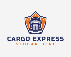 Cargo - Forwarding Cargo Truck logo design