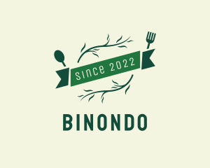 Natural - Organic Restaurant Banner logo design