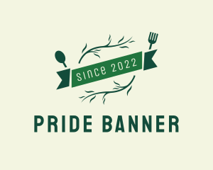 Organic Restaurant Banner  logo design