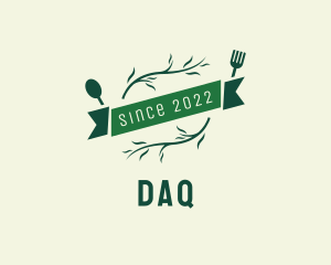 Natural - Organic Restaurant Banner logo design