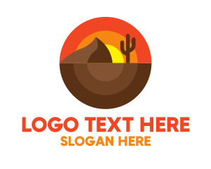 Texas - Modern Rounded Desert logo design