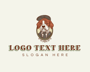 Dapper - Stylish Dapper Dog logo design