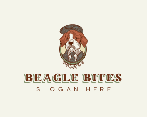 Stylish Dapper Dog logo design