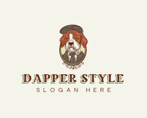 Stylish Dapper Dog logo design