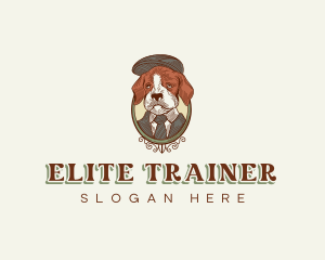 Stylish Dapper Dog logo design