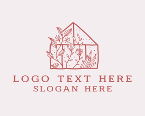 Eco - Botanical Greenhouse Plant logo design