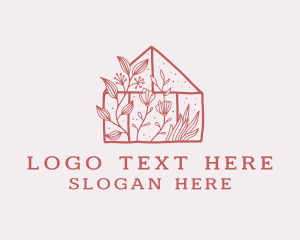 Plant Shop - Botanical Greenhouse Plant logo design
