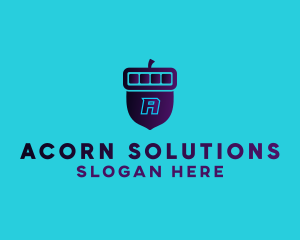 Acorn - Acorn Digital Nut logo design