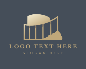 Office Space - Upscale Real Estate logo design