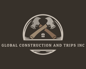 Hammer Construction Builder logo design