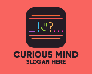 Question - Neon Chat Reaction App logo design