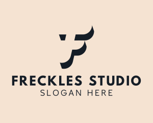 Modern Photography Studio Letter F logo design