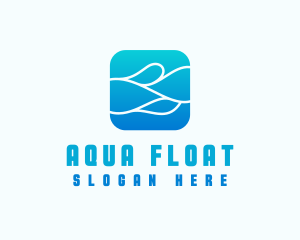 Wave Aqua Water logo design