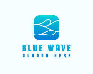 Wave Aqua Water logo design