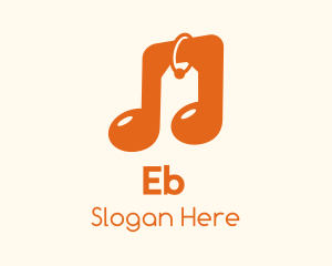 Streamer - Modern  Music Note logo design